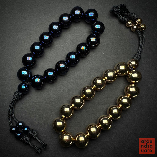 Mala - 15mm Beads Exotic Metal Editions