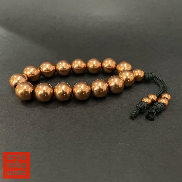 15mm Metal Mala Beads
