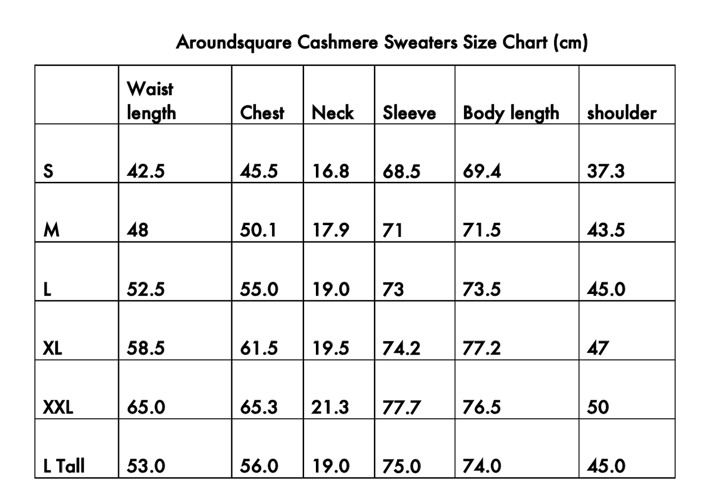 Cashmere Plain Sweaters