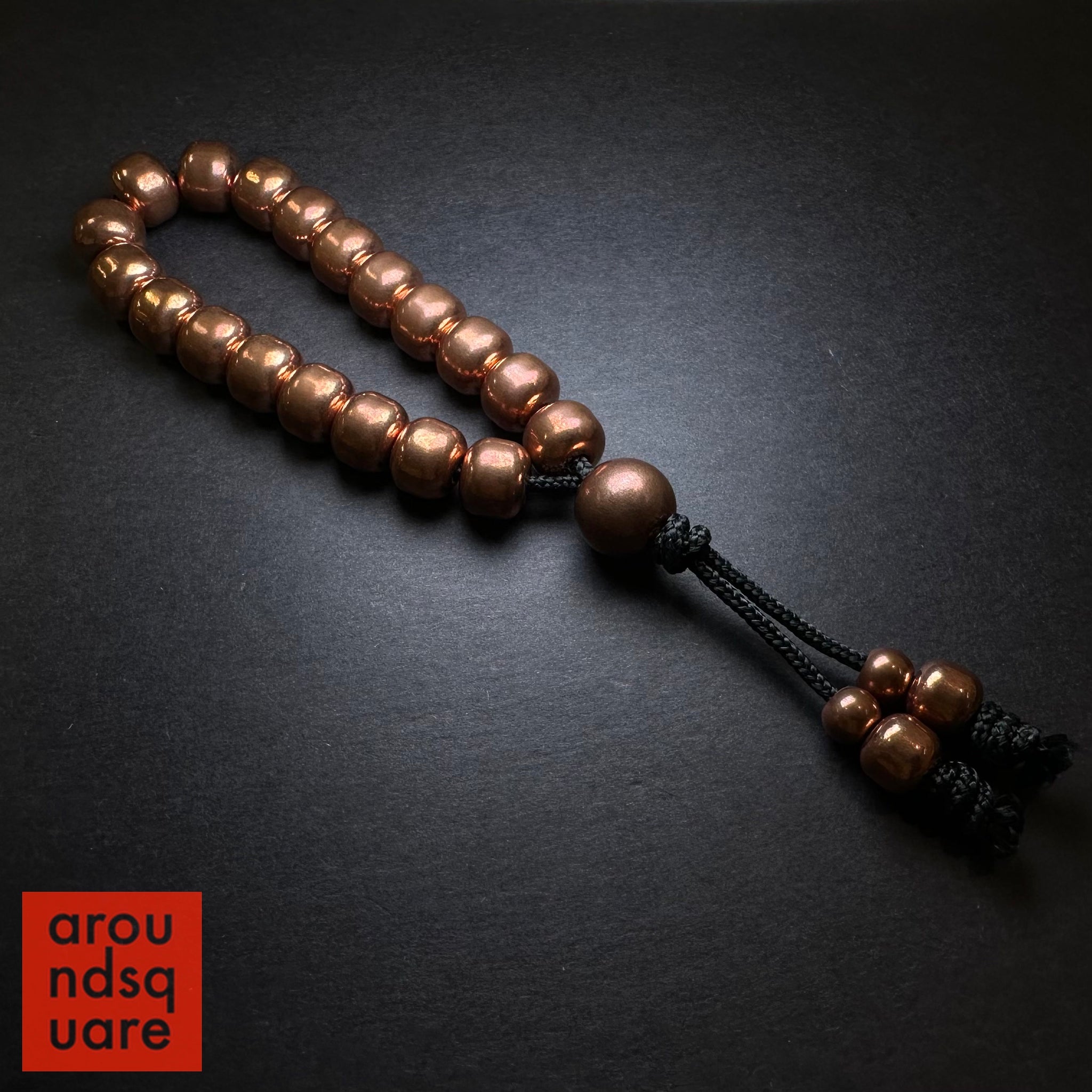 Metal clearance mala beads
