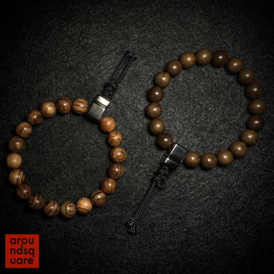 Chef's Special Mala - 10mm Woods with Square Guru