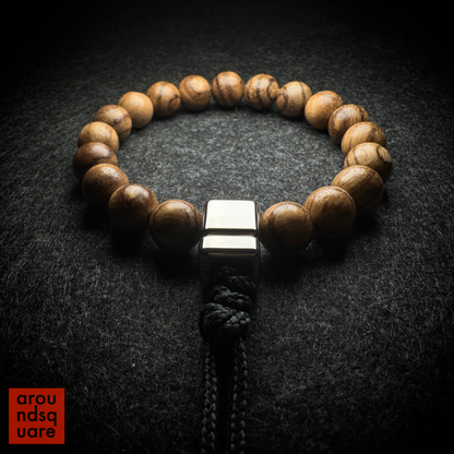 Chef's Special Mala - 10mm Woods with Square Guru