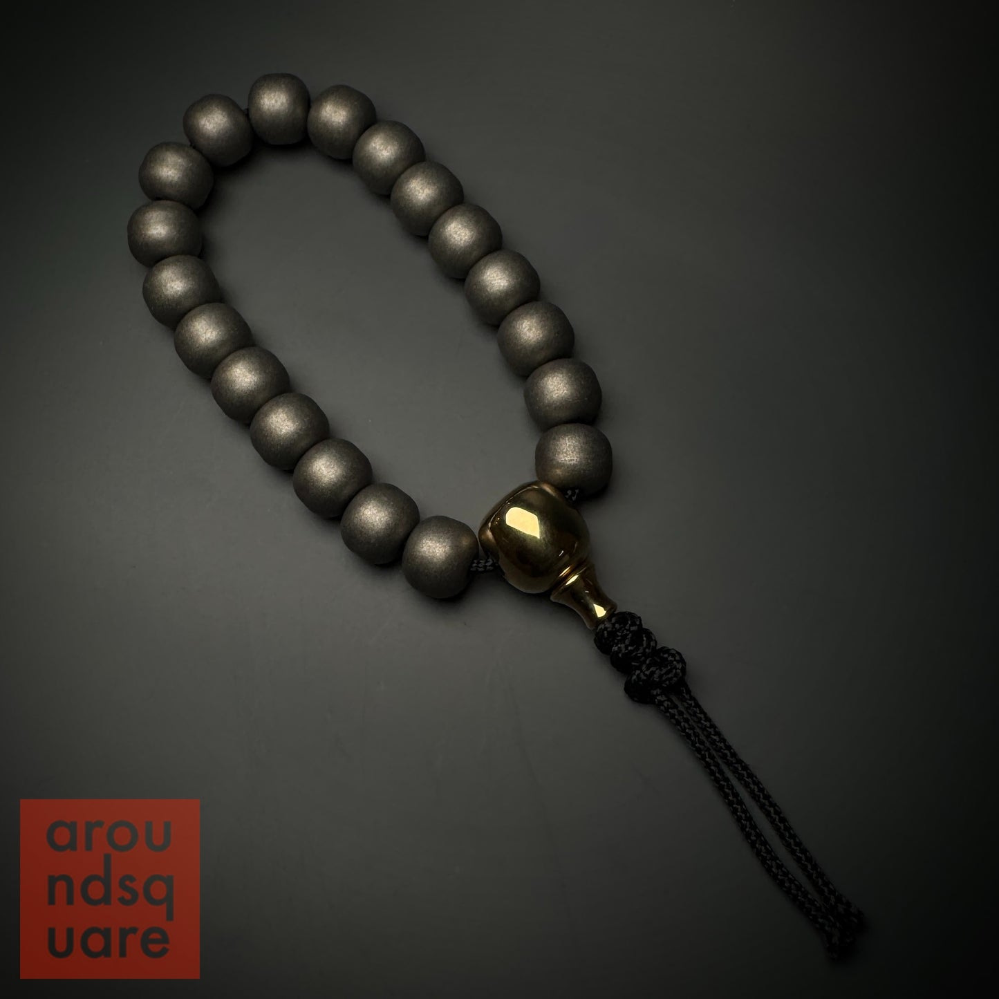 Chef's Special - 14mm Titanium Malas with Brass Guru