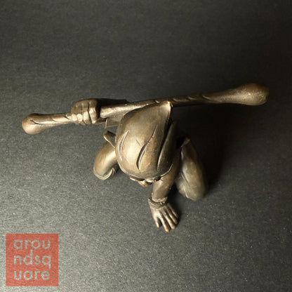 Large Brass Wukong Figurine