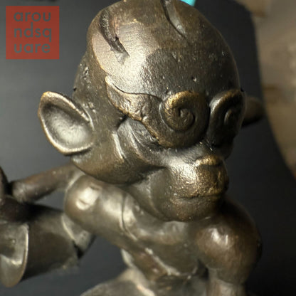 Large Brass Wukong Figurine