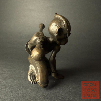 Large Brass Wukong Figurine