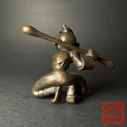 Large Brass Wukong Figurine