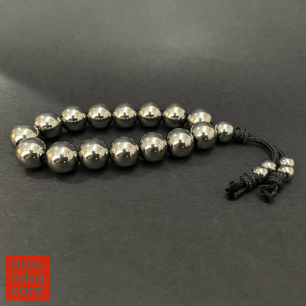 15mm Metal Mala Beads