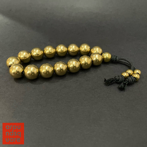 15mm Metal Mala Beads