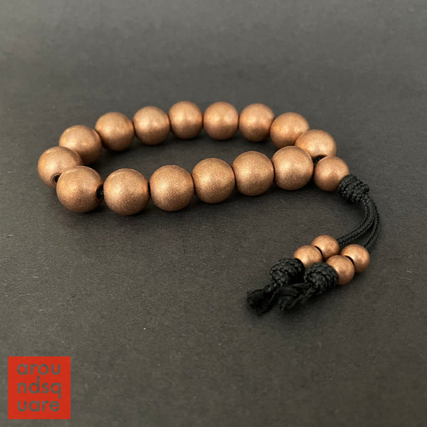 15mm Metal Mala Beads